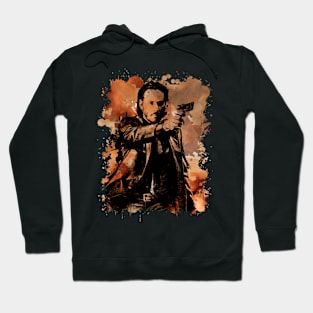 John Wick  - Brown Watercolor Splash Hoodie